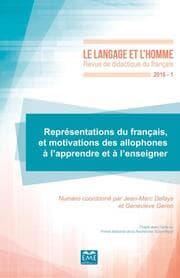Cover von Représentations du français et motivations des allophones à l'apprendre et à l'enseigner