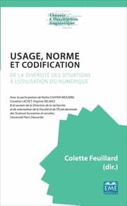Cover von Usage, norme et codification