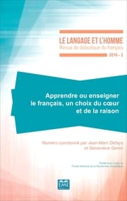 Cover von Apprendre ou enseigner le français, un choix du coeur et de la raison