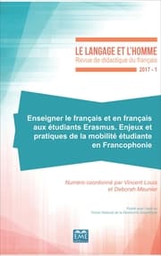 Cover von Enseigner le français et en français aux étudiants Erasmus