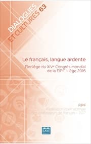 Cover von Le français, langue ardente.
