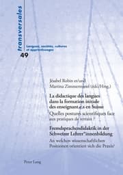 Cover von La didactique des langues dans la formation initiale des enseignant.e.s en Suisse / Fremdsprachendidaktik in der Schweizer Lehrer