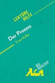 Cover von Der Prozess von Franz Kafka (Lektürehilfe)