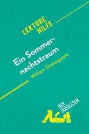 Cover von Ein Sommernachtstraum von William Shakespeare (Lektürehilfe)