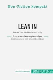 Cover von Lean In. Zusammenfassung & Analyse des Bestsellers von Sheryl Sandberg