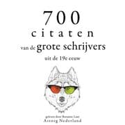 Cover von 700 citaten van de grote schrijvers uit de 19e eeuw