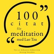 Cover von 100 citat för meditation med Lao Tzu