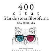 Cover von 400 citat från 1800-talets stora filosofer