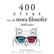 Cover von 400 citat från 1600-talets stora filosofer