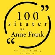 Cover von 100 sitater fra Anne Frank