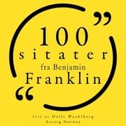Cover von 100 sitater fra Benjamin Franklin