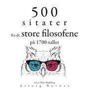 Cover von 500 sitater fra store filosofer fra 1700-tallet