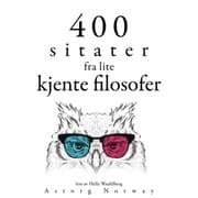 Cover von 400 sitater fra lite kjente filosofer
