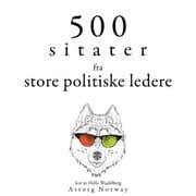 Cover von 500 sitater fra store politiske ledere