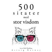 Cover von 500 sitater med stor visdom