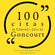 Cover von 100 citas de Edmond y Jules de Goncourt