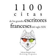 Cover von 1100 citas de los grandes escritores franceses del siglo XIX