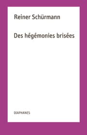 Cover von Des hégémonies brisées
