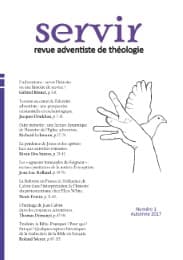 Cover von servir. revue adventiste de théologie