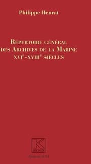 Cover von Répertoire Général des Archives de la Marine