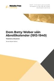 Cover von Dem Batty Weber säin Abreißkalender (1913-1940)
