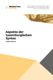 Cover von Aspekte der luxemburgischen Syntax