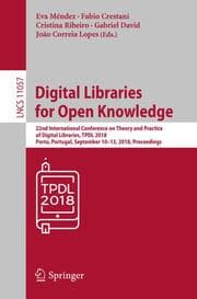 Cover von Digital Libraries for Open Knowledge