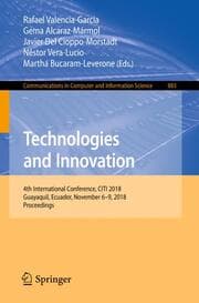 Cover von Technologies and Innovation