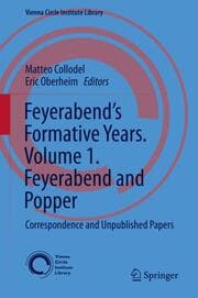 Cover von Feyerabends Formative Years. Volume 1. Feyerabend and Popper