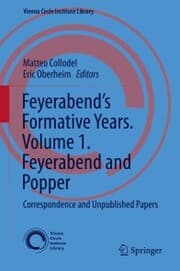 Cover von Feyerabend's Formative Years. Volume 1. Feyerabend and Popper
