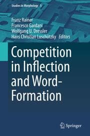 Cover von Competition in Inflection and Word-Formation