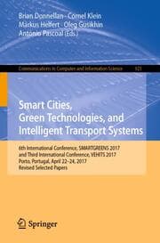 Cover von Smart Cities, Green Technologies, and Intelligent Transport Systems