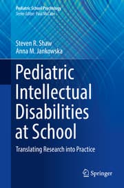 Cover von Pediatric Intellectual Disabilities at School