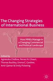 Cover von The Changing Strategies of International Business