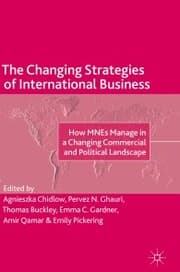 Cover von The Changing Strategies of International Business