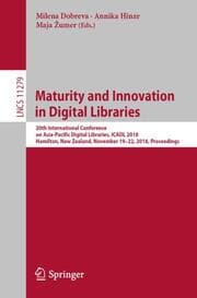 Cover von Maturity and Innovation in Digital Libraries