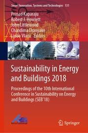 Cover von Sustainability in Energy and Buildings 2018