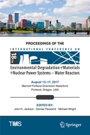Cover von Proceedings of the 18th International Conference on Environmental Degradation of Materials in Nuclear Power Systems - Water Reactors