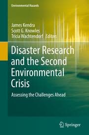 Cover von Disaster Research and the Second Environmental Crisis
