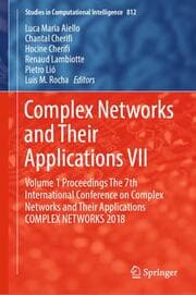 Cover von Complex Networks and Their Applications VII
