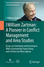 Cover von I William Zartman: A Pioneer in Conflict Management and Area Studies