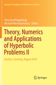 Cover von Theory, Numerics and Applications of Hyperbolic Problems II