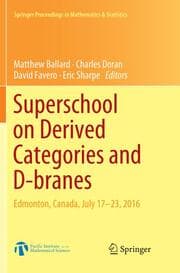 Cover von Superschool on Derived Categories and D-branes