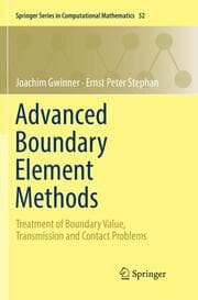 Cover von Advanced Boundary Element Methods