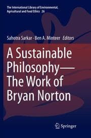 Cover von A Sustainable PhilosophyThe Work of Bryan Norton