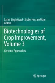 Cover von Biotechnologies of Crop Improvement, Volume 3
