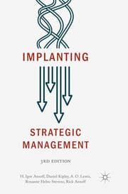Cover von Implanting Strategic Management