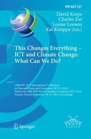 Cover von This Changes Everything - ICT and Climate Change: What Can We Do?