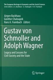 Cover von Gustav von Schmoller and Adolph Wagner