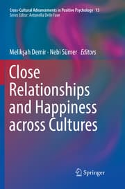Cover von Close Relationships and Happiness across Cultures